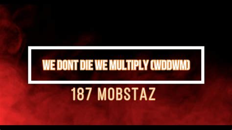 we dont die we multiply lyrics|187 Mobstaz – We Don’t Die We Multiply Forever Lyrics .